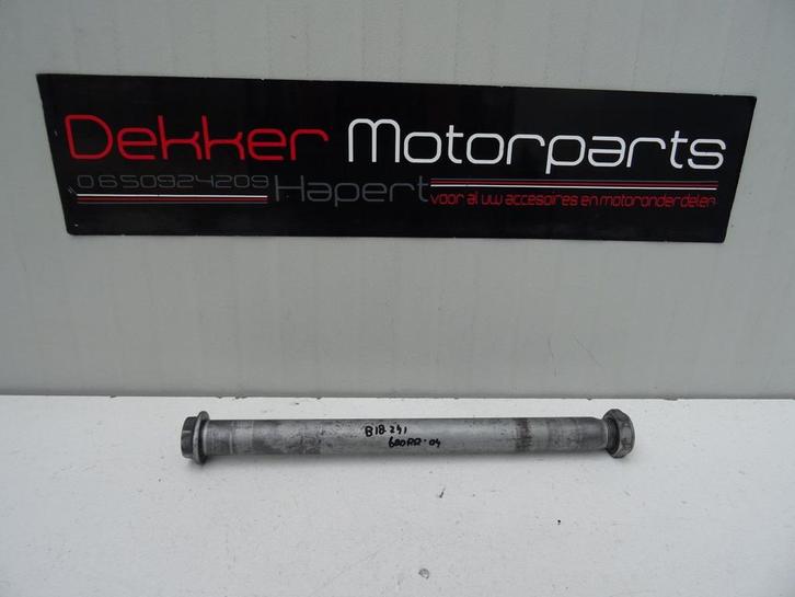 Complete Achter As + Moer Honda CBR600RR 2003-2004 PC37, Motoren, Onderdelen | Honda, Gebruikt, Ophalen of Verzenden