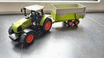 Dickie Toys Claas tractor met aanhanger zgan, Ophalen of Verzenden, Zo goed als nieuw