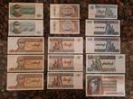 15 x bankbiljetten Myanmar Burma Kyat, Ophalen of Verzenden, Zuidoost-Azië, Setje
