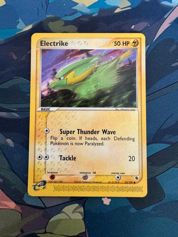Pokémon kaart Electrike #53 Ruby & Sapphire beschikbaar voor biedingen