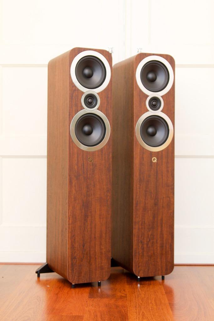 Q Acoustics 3050i zuilen, Audio, Tv en Foto, Luidsprekers, Zo goed als nieuw, Front, Rear of Stereo speakers, 60 tot 120 watt