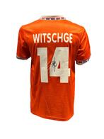 Richard Witschge gesigneerd Nederland 96/97 thuis shirt, Verzamelen, Soccersignings.nl, Shirt, Ophalen of Verzenden, Zo goed als nieuw