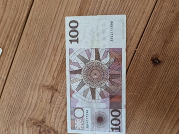 100 gulden biljet Michiel de Ruiter beschikbaar voor biedingen