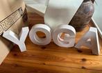 Kartonnen letters / blokletters y o g a - yoga - lichtroze, Huis en Inrichting, Woonaccessoires | Overige, Ophalen of Verzenden