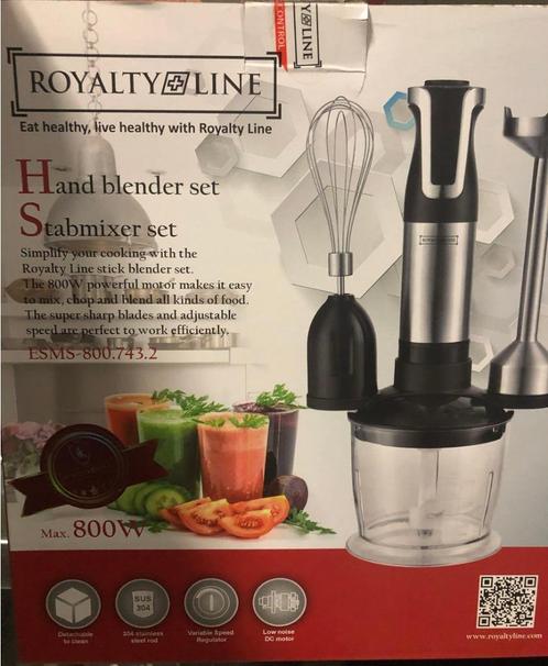 Mixer 3 in 1 RVS uitvoering - Nieuw., Witgoed en Apparatuur, Keukenmixers, Nieuw, Minder dan 1 liter, 2 snelheden, Vaatwasserbestendig