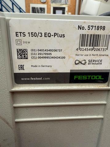 Festool ETS 150 Excenterschuurmachine beschikbaar voor biedingen