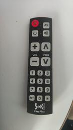 Seki Easy Plus afstandsbediening voor senioren, Audio, Tv en Foto, Afstandsbedieningen, Ophalen of Verzenden