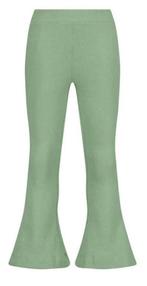 Gave RAIZZED groene rib flare pant maat 140., Kinderen en Baby's, Kinderkleding | Maat 140, Broek, Zo goed als nieuw, Raizzed