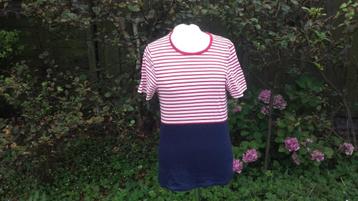rood-wit gestreept shirt blauwe onderkant mt xs merk h&m beschikbaar voor biedingen