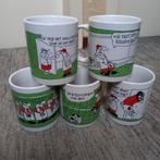 Vijf mooie Mokken.   Fc Knudde.    Toon van driel., Huis en Inrichting, Ophalen of Verzenden, Zo goed als nieuw, Overige stijlen