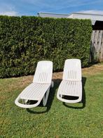 Set ligbedjes, Tuin en Terras, Ligbedden, Ophalen, Zo goed als nieuw