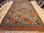 Antiek Perzisch handgeweven kelim kleed 270x170cm, Huis en Inrichting, Stoffering | Tapijten en Kleden, Gebruikt, ., 150 tot 200 cm