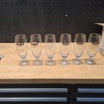 Grolsch bokbier glazen  beschikbaar voor biedingen