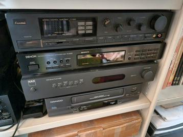 Sansui C-1000 v.versterker T-1000 tuner en D-3000WR cassette beschikbaar voor biedingen