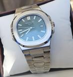 Patek horloge met groene wijzerplaat, Overige merken, Staal, Polshorloge, Nieuw