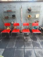 4 calligaris stoelen archirivolto design (Italië), Gebruikt, Ophalen, Rood