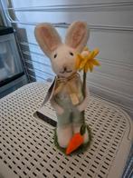 Vilt konijn met bloem en wortel, pasen, Ophalen of Verzenden