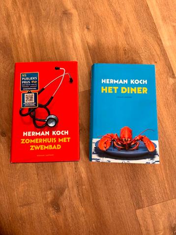 Herman Koch - Het Diner & Zomerhuis met Zwembad beschikbaar voor biedingen