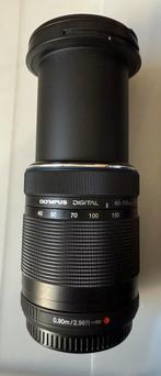 OLYMPUS MFT 40-150MM R F/4.0-5.6 ED ZWART M.ZUIKO DIGITALqp, Ophalen of Verzenden, 1960 tot 1980