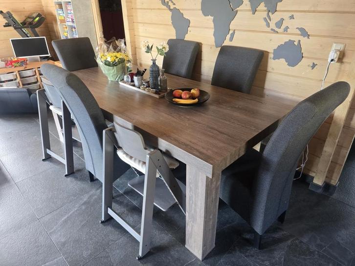 Eettafel 226 x 100 cm, Huis en Inrichting, Tafels | Eettafels, Zo goed als nieuw, 100 tot 150 cm, 200 cm of meer, Vijf personen of meer