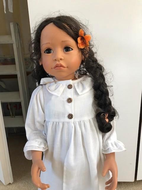 grote gotz pop 73 cm van joke gobben, Verzamelen, Poppen, Zo goed als nieuw, Pop, Levensecht of Reborn, Ophalen of Verzenden