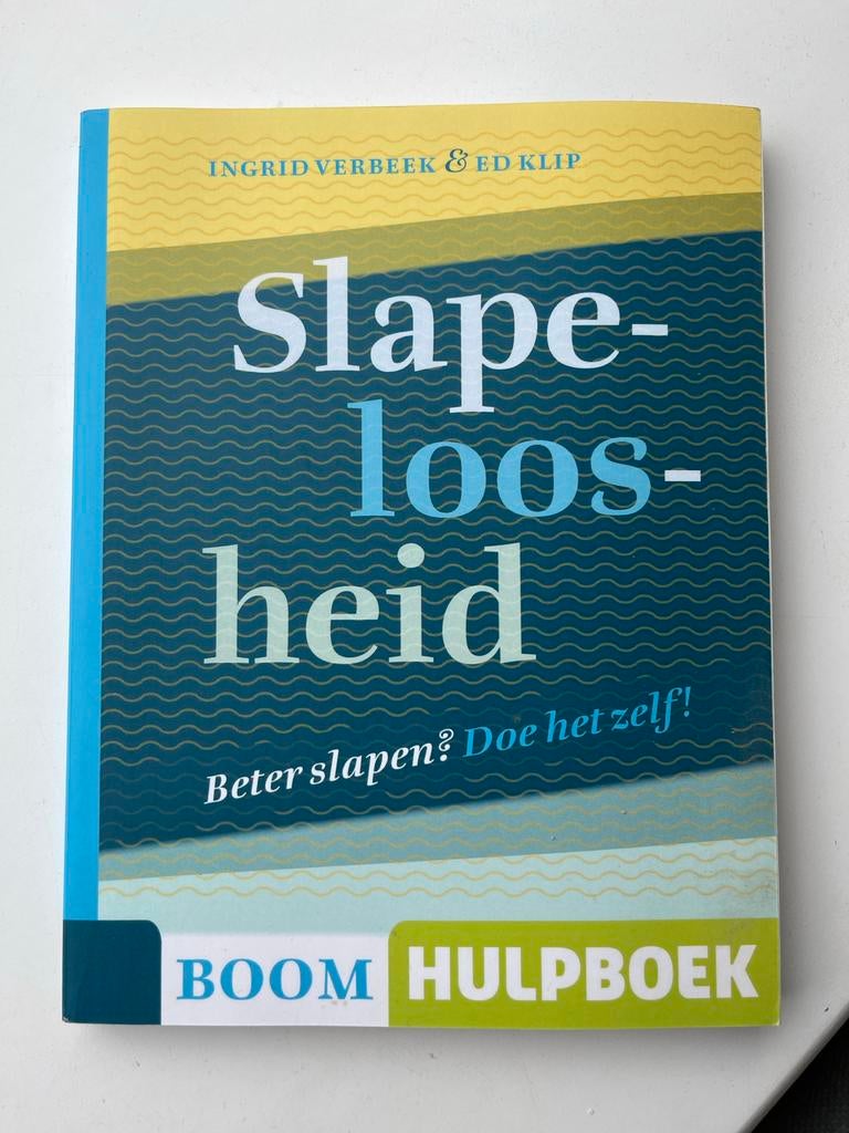 Slapeloosheid - Ingrid Verbeek & Ed Klip, Ophalen of Verzenden, Zo goed als nieuw, Gezondheid en Conditie