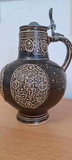 Reinhold Merkelbach Kan - Keramiek met Tinnen Deksel, Antiek en Kunst, Ophalen of Verzenden