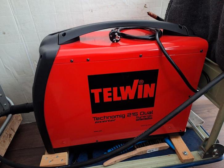 Telwin Technomig 215 Dual, Doe-het-zelf en Verbouw, Gereedschap | Lasapparaten, Zo goed als nieuw, Ophalen of Verzenden