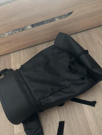 Wayks modulaire backpack zwart leer 45L 1x gebruikt beschikbaar voor biedingen