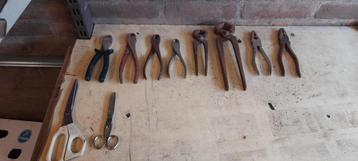 Diverse tangen en scharen - Gereedschap beschikbaar voor biedingen