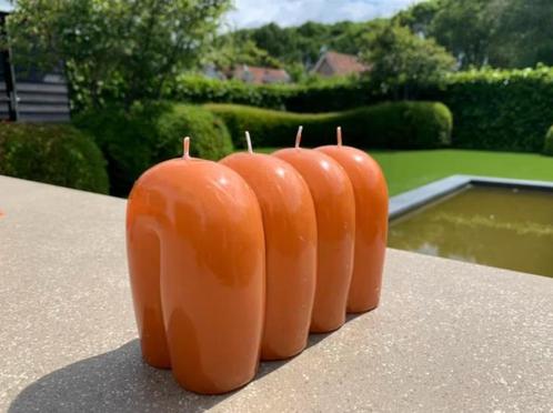 FEST ORSAY Candle bubble DESIGN BROWN ORANGE oranje NIEUW!!, Huis en Inrichting, Woonaccessoires | Kandelaars en Kaarsen, Nieuw