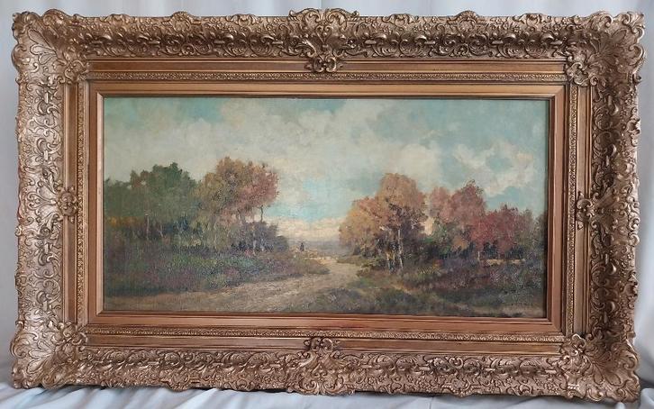 Frans de Nocker (1884 - 1955) - Herder met schapen - 1920, Antiek en Kunst, Kunst | Schilderijen | Klassiek, Ophalen