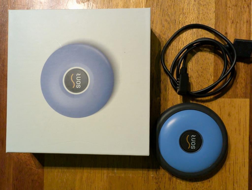 Sonr MP3 Speler - Waterdicht, Botgeleiding, 32GB, Audio, Tv en Foto, Mp3-spelers | Apple iPod, Overige types, Blauw, Ophalen of Verzenden