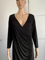 G765 La Ligna: maat 40/42=M/L overslag-jurk jurkje zwart, Kleding | Dames, Jurken, Maat 38/40 (M), Zwart, Ophalen of Verzenden