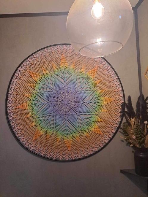 Mandala van 1m20, Huis en Inrichting, Woonaccessoires | Wanddecoraties, Zo goed als nieuw, Ophalen