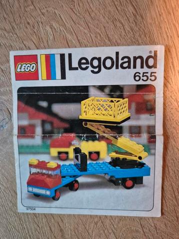 Lego Legoland 655 Bouwinstructie beschikbaar voor biedingen