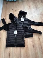 NIEUW! Moncler Cardigan Vest/Jas (Dons/Gebreid)- Met Kaartje, Kleding | Heren, Jassen | Winter, Verzenden, Zwart, Nieuw, Overige maten