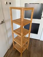 IKEA houten kast badkamer stellingkast (molger/muskan), (Half)hoge kast, 25 tot 50 cm, Minder dan 50 cm, Zo goed als nieuw