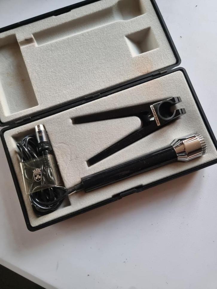 Vintage Grundig Microfoon - Jaren 70 - Met DIN Plug, Muziek en Instrumenten, Microfoons, Gebruikt, Overige typen, Ophalen of Verzenden