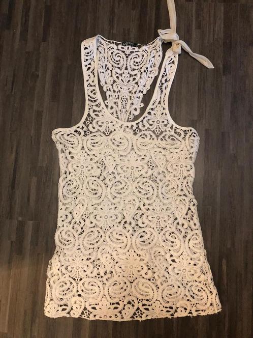 Nieuw Despi M L luxe top Isla Ibiza Wit katoen kant wit, Kleding | Dames, Tops, Nieuw, Maat 38/40 (M), Wit, Zonder mouw, Ophalen of Verzenden