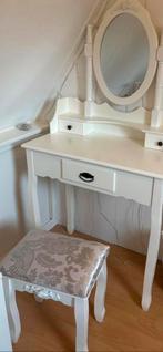 Kaptafel met kruk zgan, Ophalen, 100 tot 150 cm, 50 tot 100 cm, Zo goed als nieuw