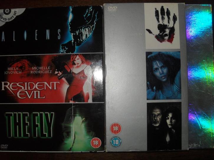2 X 3 DVD BOXEN HORROR., Cd's en Dvd's, Dvd's | Horror, Zo goed als nieuw, Vampiers of Zombies, Boxset, Vanaf 16 jaar, Ophalen of Verzenden