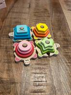 Janod houten stapelschildpad, Kinderen en Baby's, Ophalen, Zo goed als nieuw