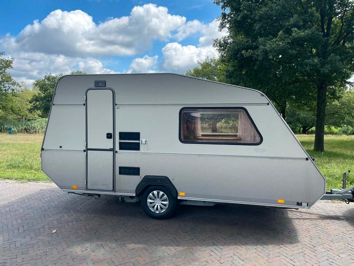 Kip De Luxe KL40 EK 1986 caravan, Caravans en Kamperen, Caravans, Particulier, tot en met 2, 500 - 750 kg, Rondzit, Kip, tot 4 meter