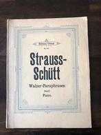Bladmuziek voor piano van Strauss Schütt, Muziek en Instrumenten, Gebruikt, Verzenden, Klassiek, Artiest of Componist