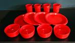 12 delig, camping service, kleur rood, Ophalen of Verzenden, Gebruikt
