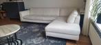 Hoekbank Italsofa, italliaans wit leer, Huis en Inrichting, Banken | Bankstellen, Ophalen, 250 tot 300 cm, Gebruikt, Hoekbank