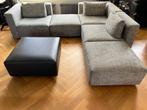 Minotti modulaire design Bank, 6 delig, Huis en Inrichting, Banken | Complete zithoeken, Ophalen, Gebruikt, Stof, Modern Design