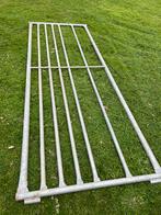 Te koop: Weidehek gegalvaniseerd 3 m lang, 1.10 m hoog, Ophalen, Zo goed als nieuw, IJzer