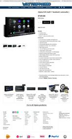 Alpine ILX-705D 7'' headunit ( autoradio ), Auto diversen, Autoradio's, ., Nieuw, Ophalen of Verzenden, .